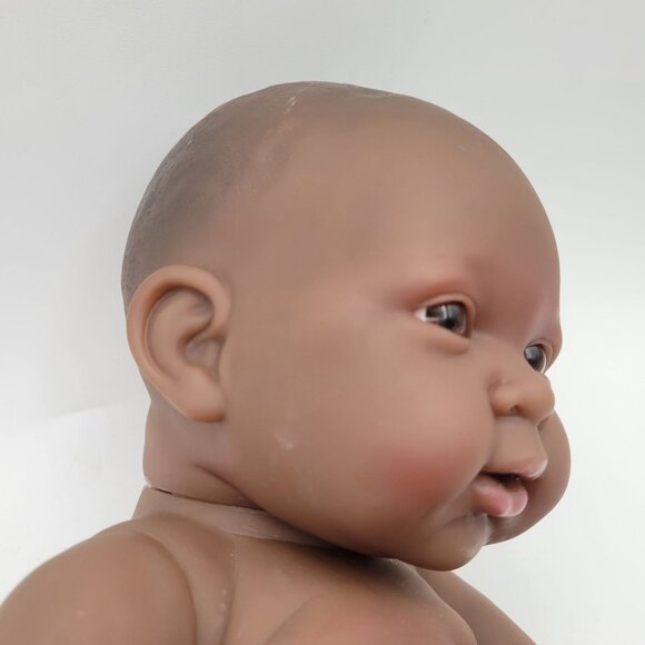 Berenguer AA Newborn Baby Doll 13" Vinyl Newborn Realistic Lifelike Reborn Brown - Picture 4 of 13